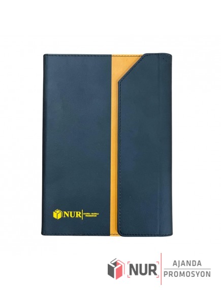 Çift Renk Termo Deri Kapaklı Tarihsiz Defter